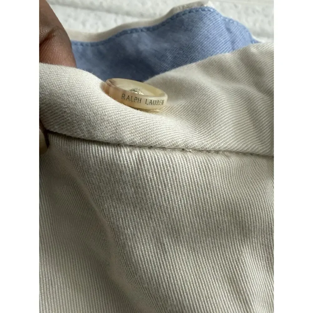 Polo Ralph Lauren Stretch Slim Fit Pants Mens 32x30 Chino Casual Khaki